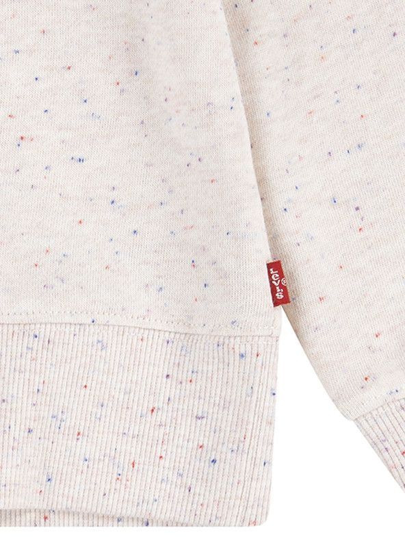 Poleron Niño C-Neck Nevado Blanco Levis-3