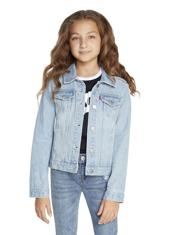 Chaqueta Niña Trucker Azul Levis-4