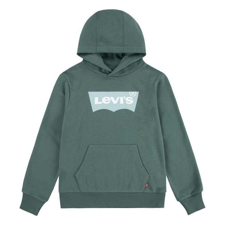 Poleron Niño Hoodie Batwing Verde Levis 81E910-EFX-4-0