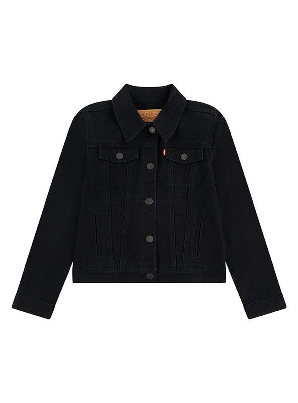 Chaqueta Niña Trucker Negro Levis-0