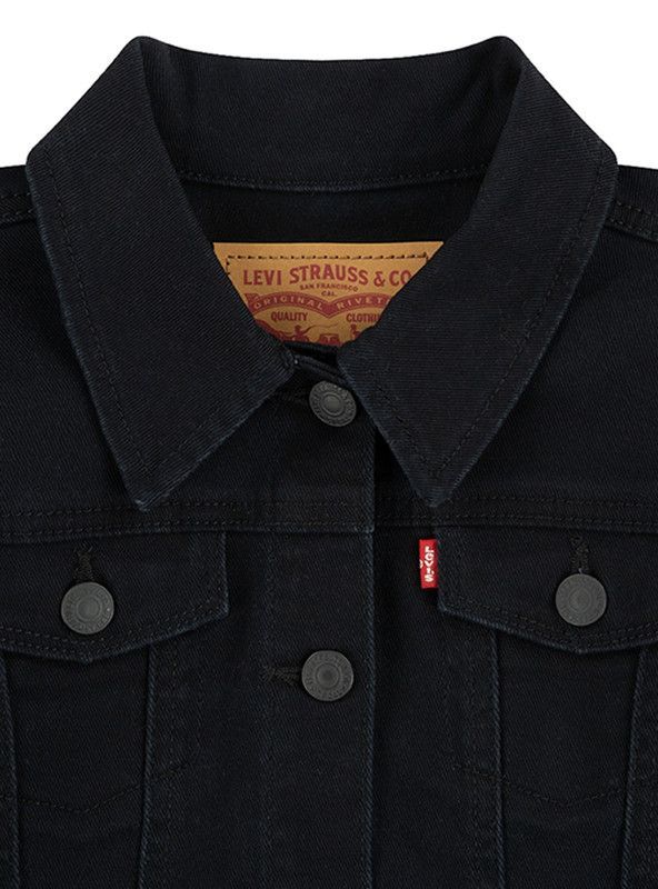 Chaqueta Niña Trucker Negro Levis-2