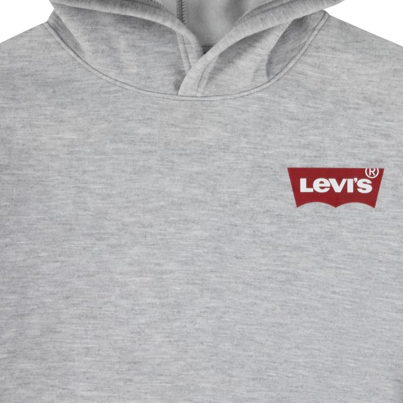 Poleron Niño Hoddie Estampado Gris Levis-2