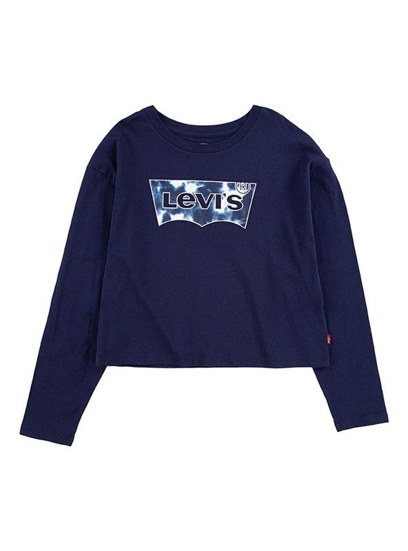 Polera Niña ML Cropp Azul Levis-0