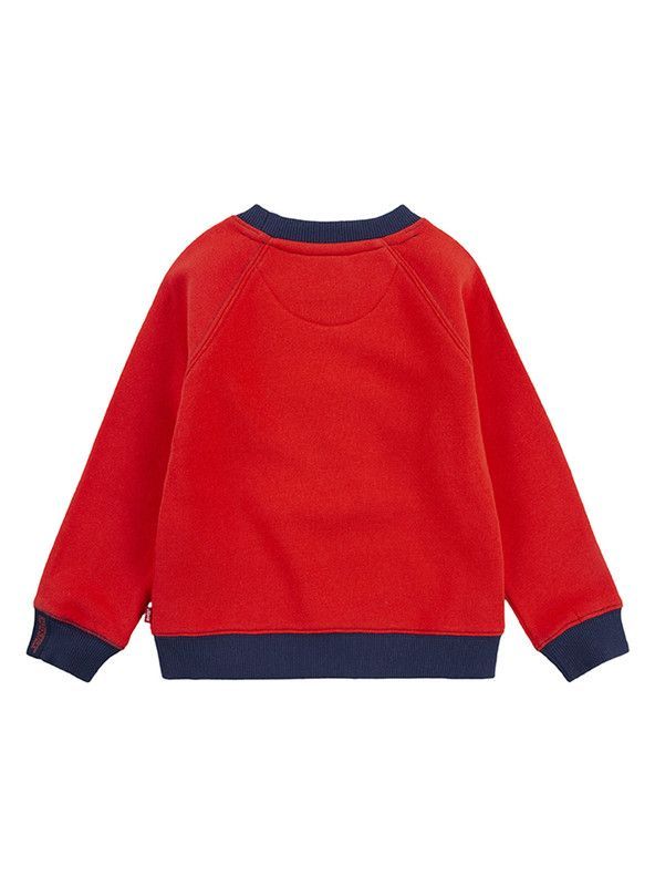 Poleron Niño C-Neck Liso Rojo Levis-1