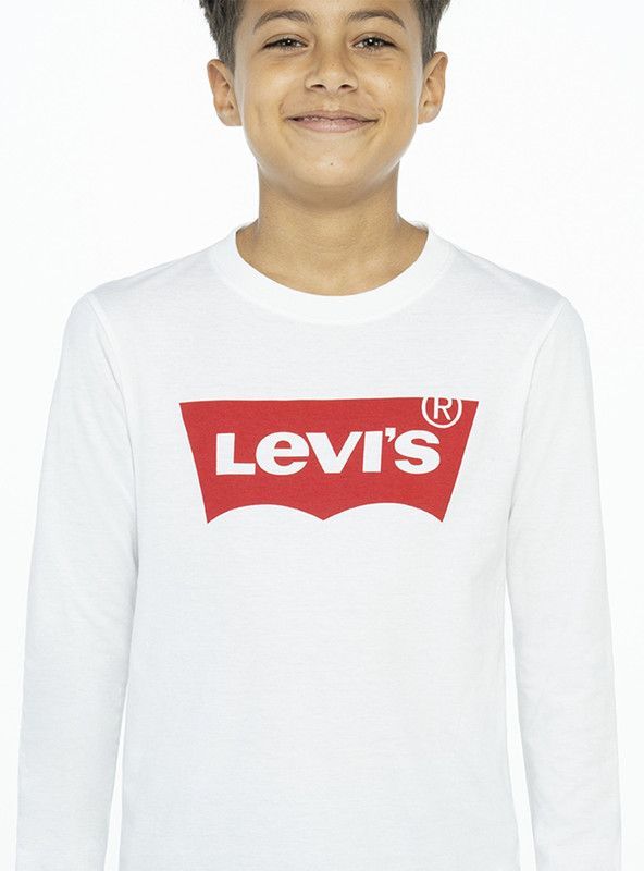Polera Niño ML Batwing  Blanco Levis-2