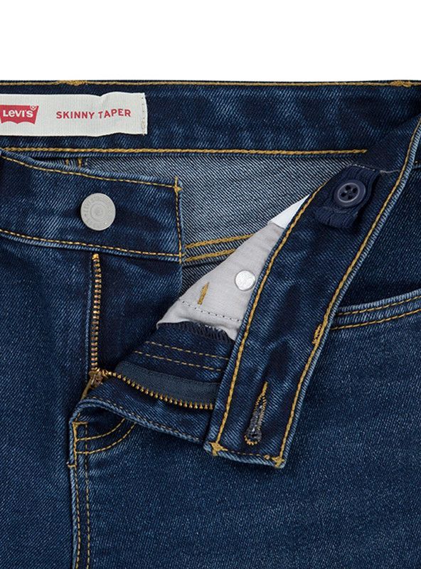 Jeans Niño Skinny Taper Azul Oscuro Levis-2