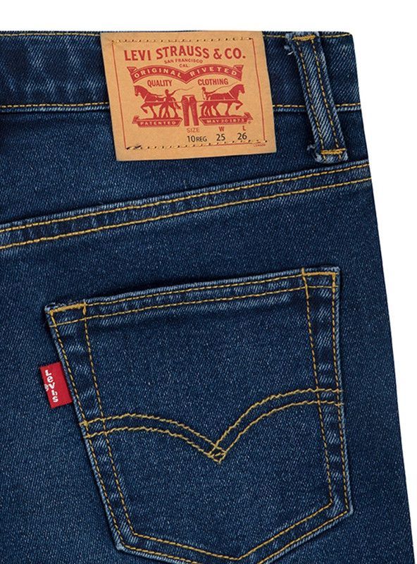 Jeans Niño Skinny Taper Azul Oscuro Levis-3