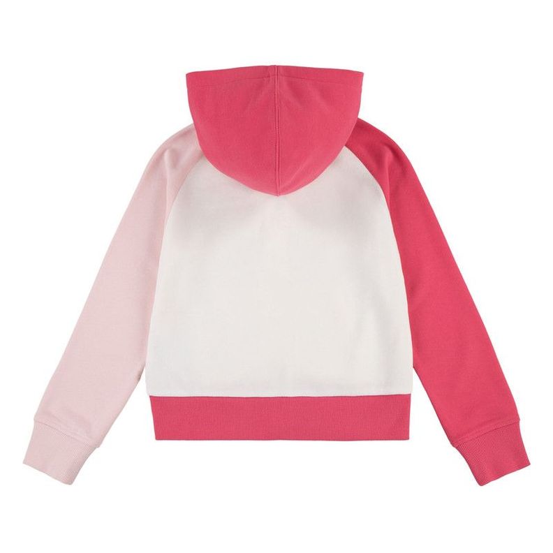 Poleron Niña Hoodie mangas bicolor Levis-0