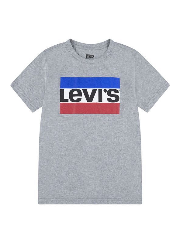 Polera Niño MC Selva Melange Levis-0