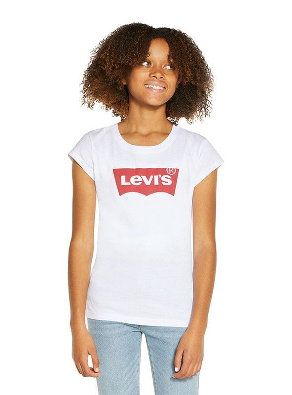Polera Niña MC Batwing Blanco Levis-0