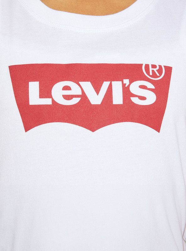 Polera Niña MC Batwing Blanco Levis-2