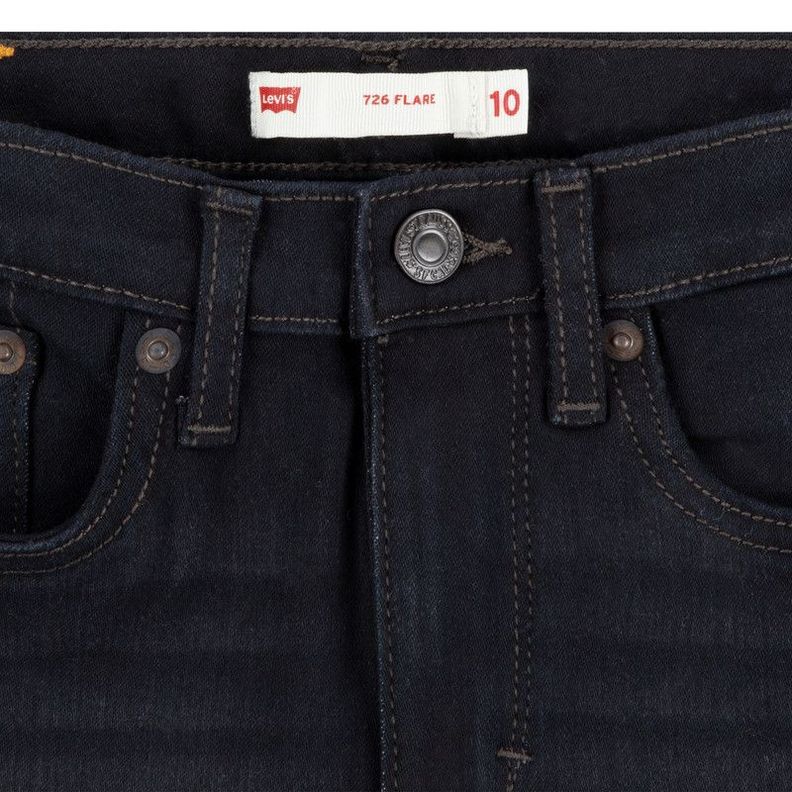 Jeans Niña 726 Flare Negro Levis-2