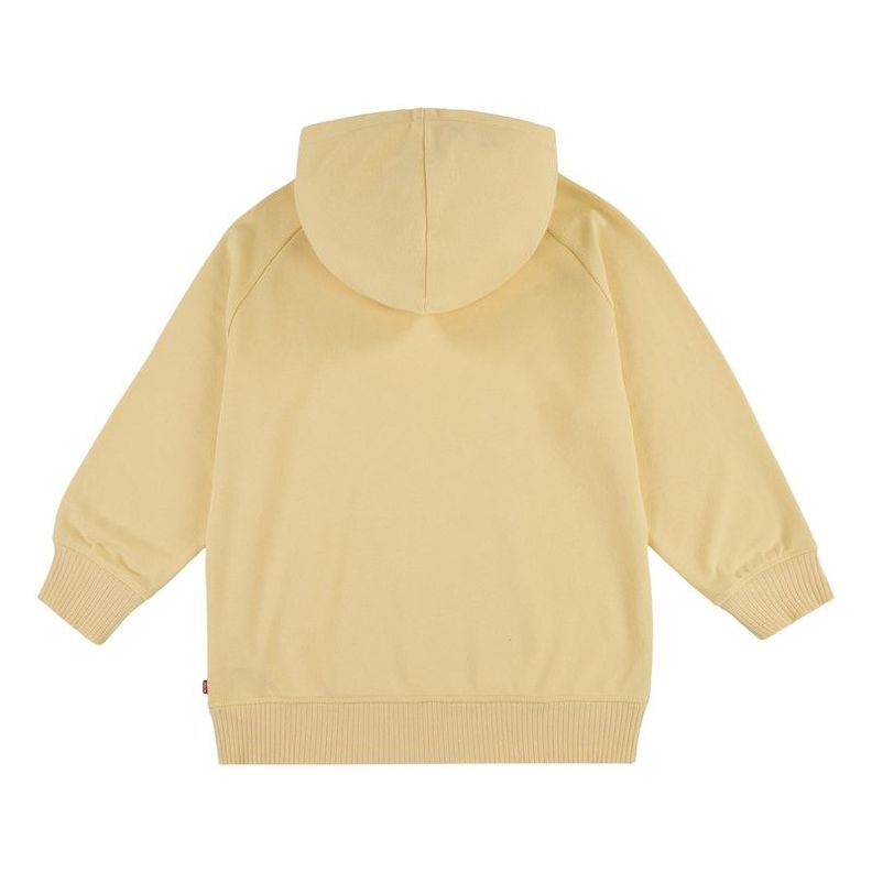Poleron Niña Hoddie Amarillo Levis-0