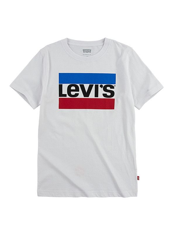 Polera Niño MC Sportwear Blanco Levis-0