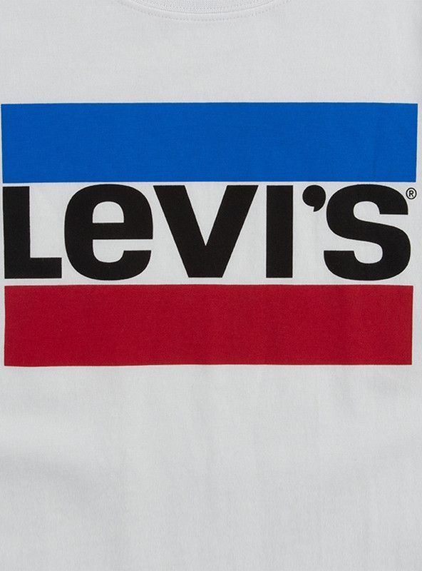 Polera Niño MC Sportwear Blanco Levis-3