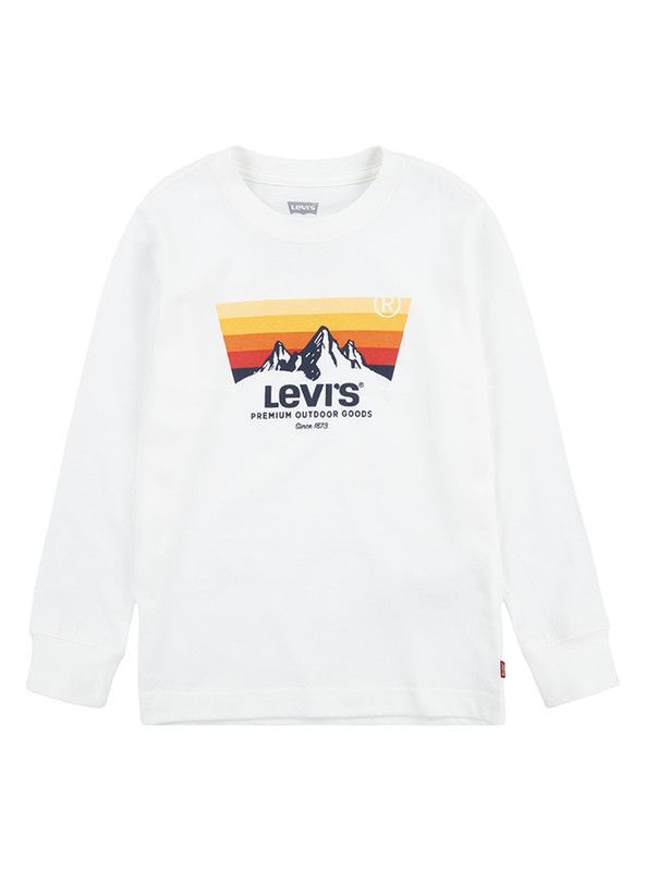 Polera Niño ML Mountain Blanco Levis-0