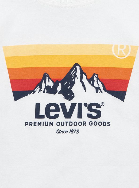 Polera Niño ML Mountain Blanco Levis-2