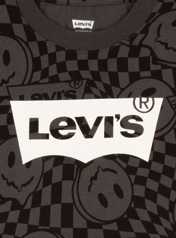 Polera Niño Racer Animada Gris Levis 81H252-G6J-2