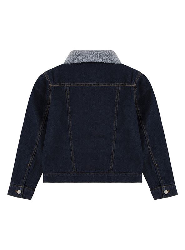 Chaqueta Niño Trucker Sherpa Azul Levis-1