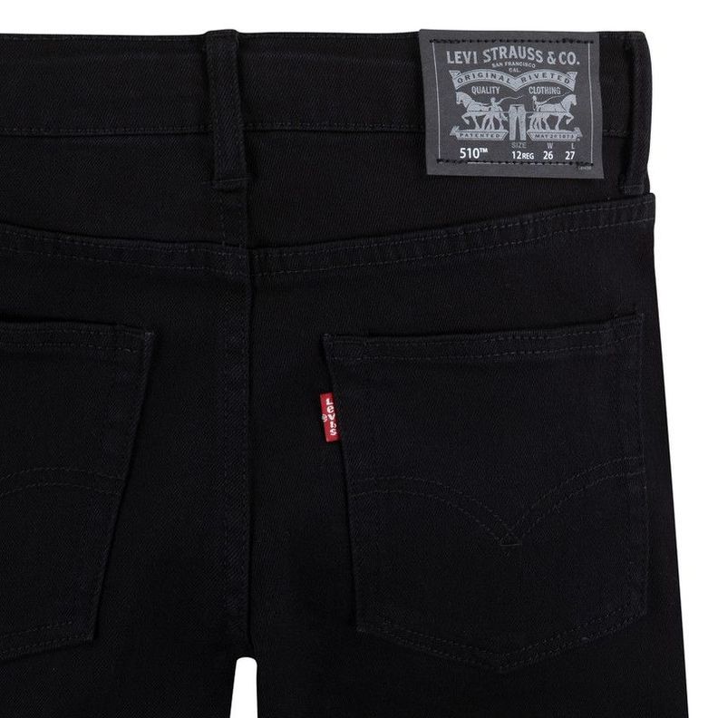 Jeans Niño 510 Skinny Negro Levis 81J949-508-4-2