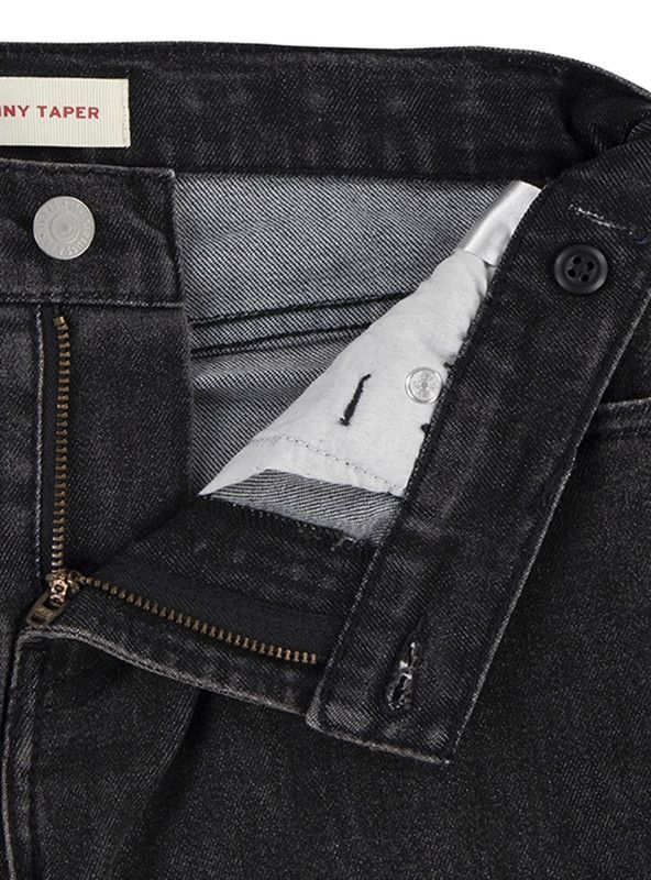Jeans Niño Skinny Taper Negro Levis-3