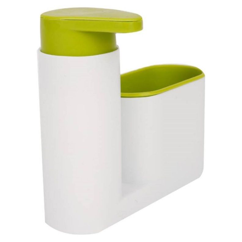 Dispensador Jabón Líquido Porta Esponja Lavalozas Cocina Lavaplatos-0