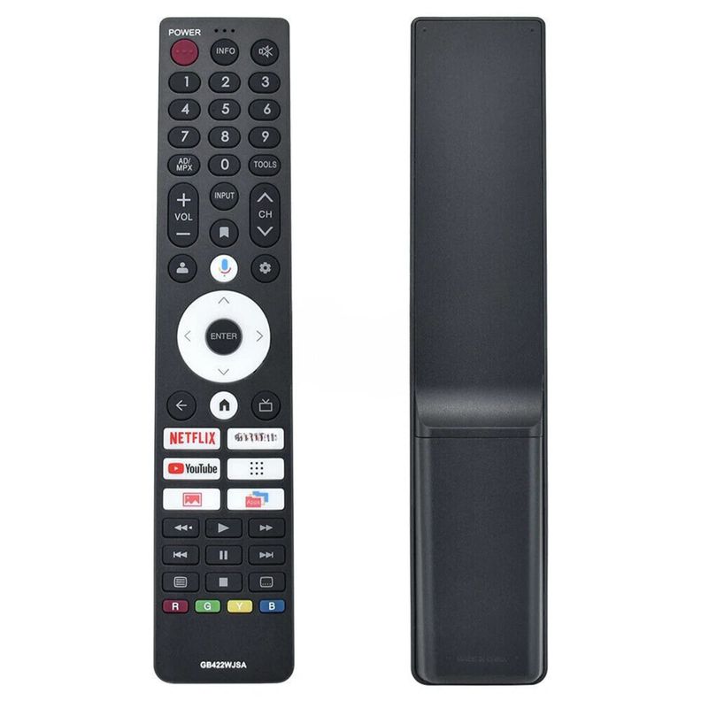 Control Remoto compatible para Smart TV 43CG43S1A Negro