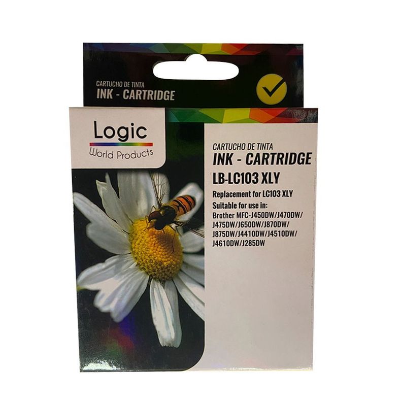 CARTRIDGE LB-LC103 XL AMARILLO PARA BROTHER MFC J245-0