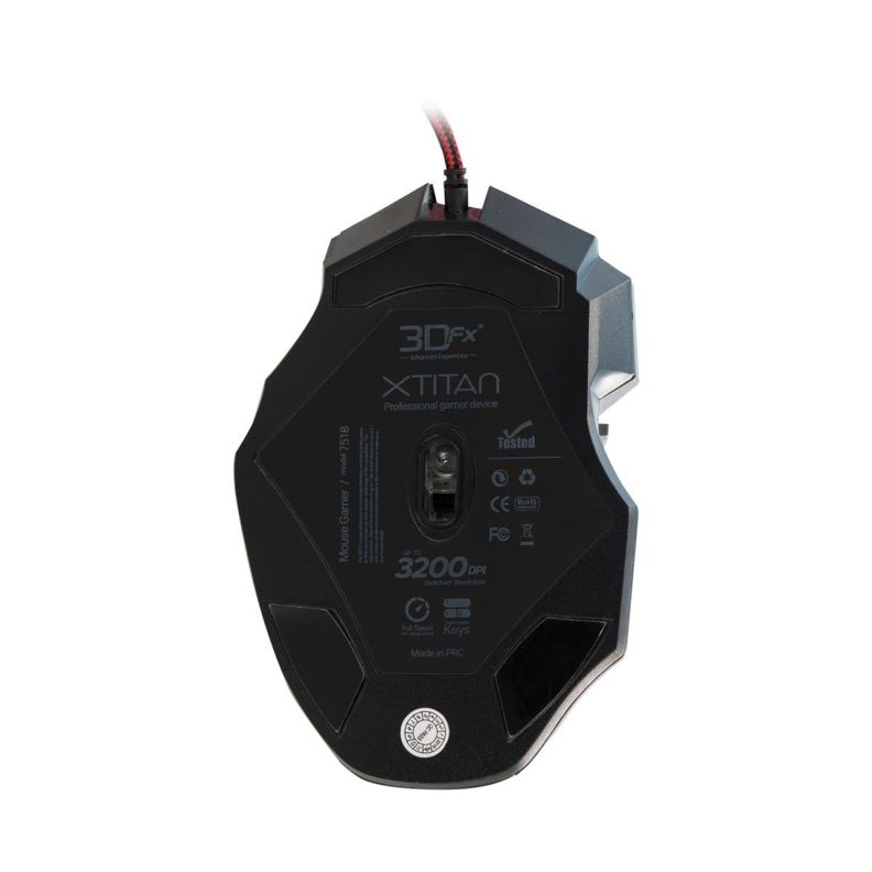 MOUSE 3DFX GAMER XTITAN 3200 DPI-1