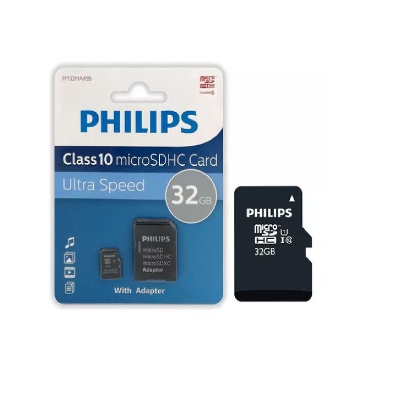 MICRO SD PHILIPS CL10 WITH ADAPTER 32GB-0