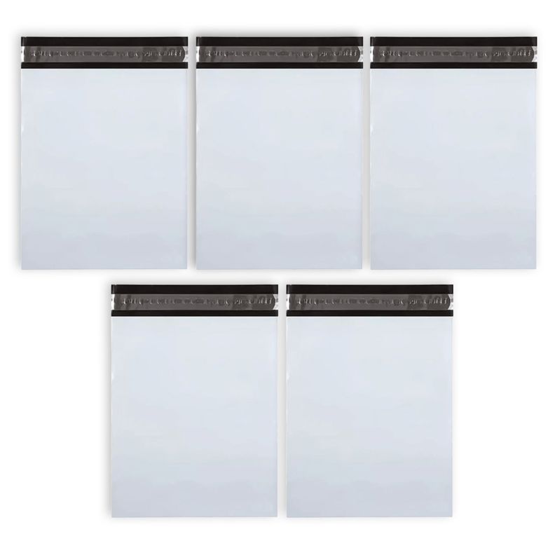 Bolsas Courier 17x30 cm Resistentes Pack x500 Blanco