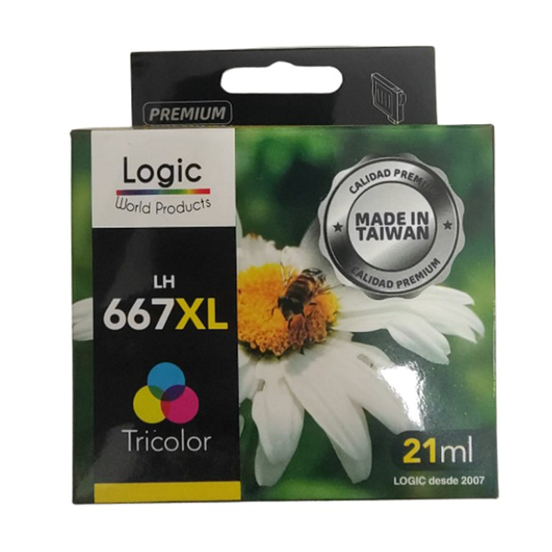 Cartucho 667XL 21ml Color para Hp Deskjet IA 2874-1