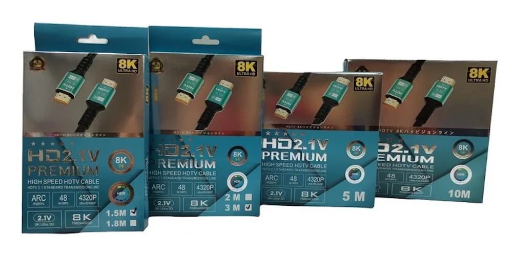 Cable Hdmi V2.1 Ultra Hd 8K 60hz 48gbps 3mt-2