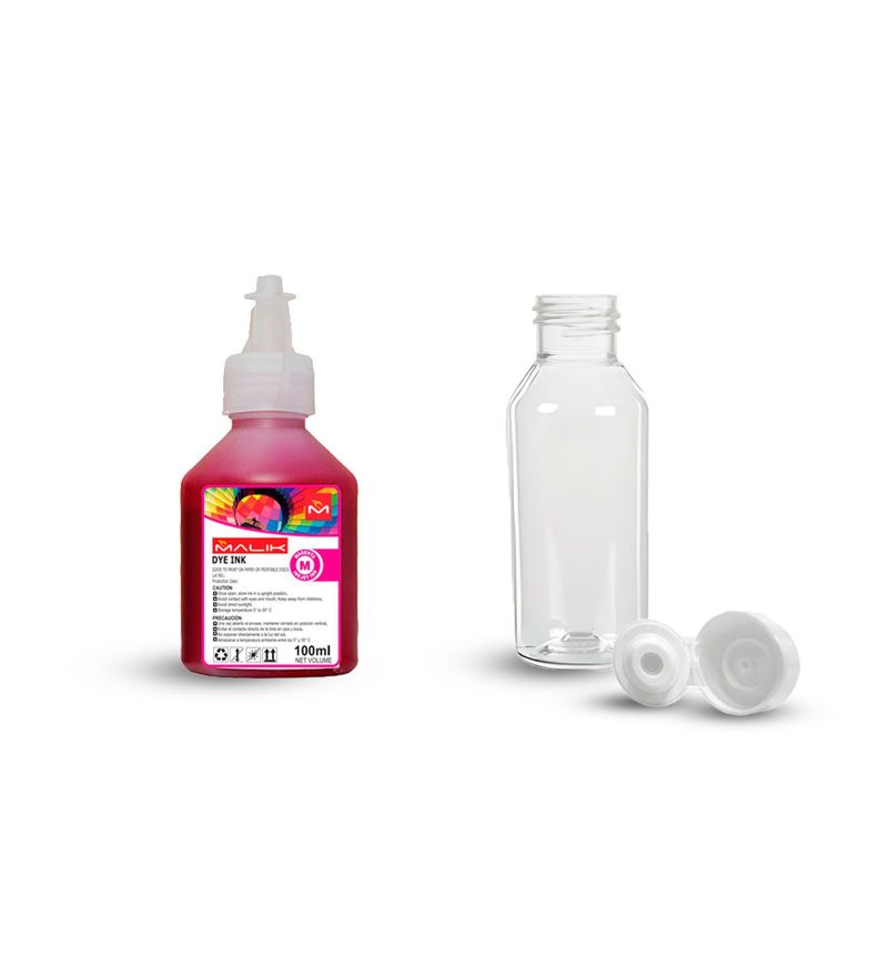 Tinta Magenta 100ml con Botella GT52 GT53 para Hp ST 210