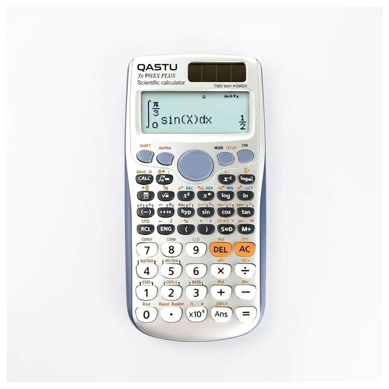 Calculadora FX-991ES+ Quatu 417 Funciones Cientifica Blanco
