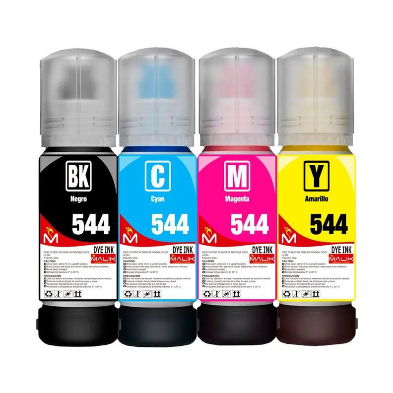Papel Glossy 230gm 100 hojas + 4 Tintas para Epson ET2750-3