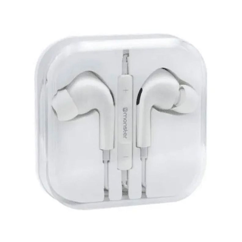 Audifonos Alambrico Monster C21wt Mlibres Type-c Blanco