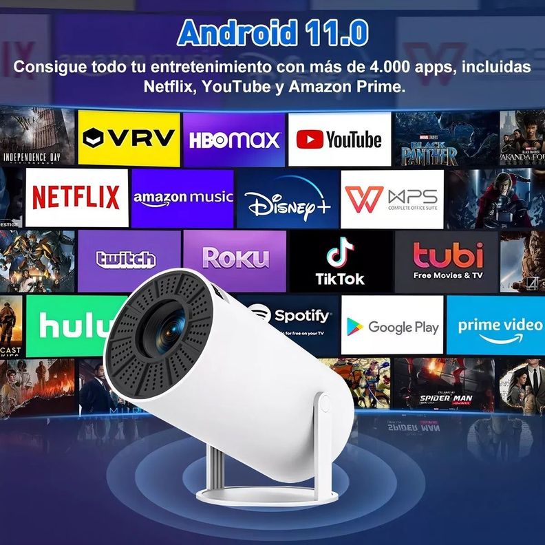Proyector portátil con Wi-Fi: Conecta y disfruta-3