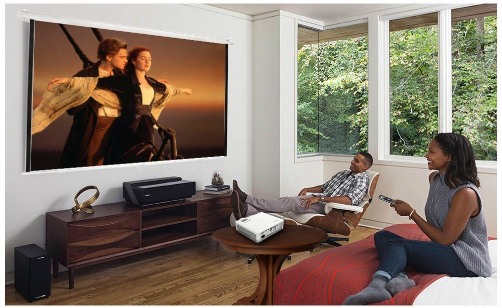 Telon Mural 2.40mx1.80m 4:3 para proyector B/Epson 3800 4K-2