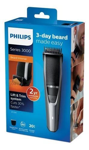 Recortador De Barba Philips Bt3216_14 Color Negro-3