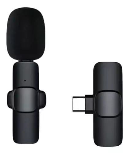 MICRÓFONOS INALÁMBRICO SOLAPA LAVALIER PARA CELULAR USB-C-0