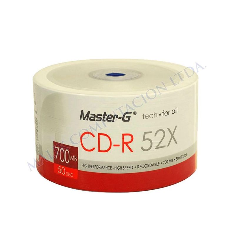 50 CD LOGO MASTER-G PLATINUM 52X-0