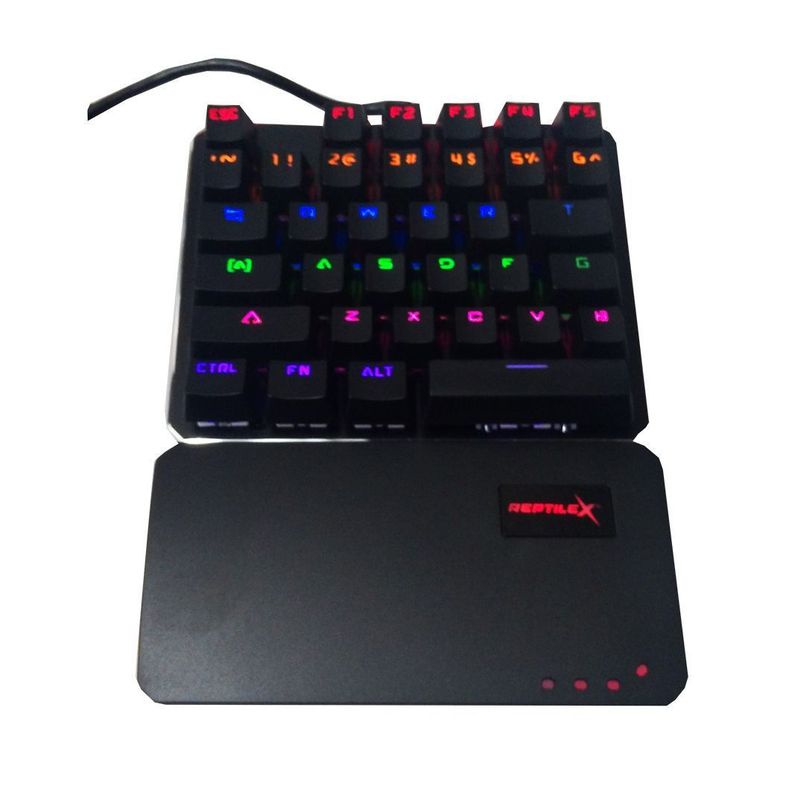 TECLADO GAMER REPTILEX RX0015 UNA MANO 35 TECLAS MECÁNICO-2