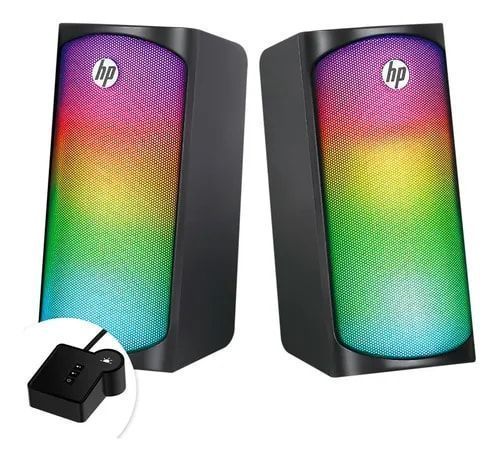 PARLANTES GAMER BLUETOOTH HP RGB DHE-6004-0