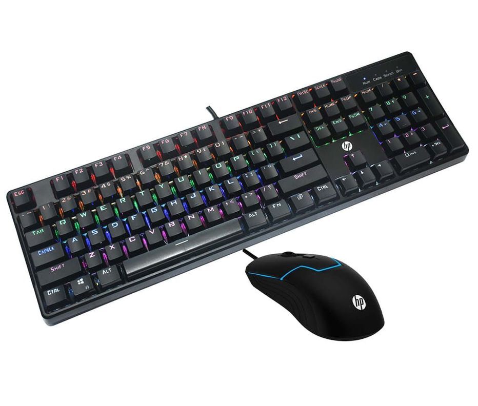 COMBO GAMER HP GM200 TECLADO MECANICO + MOUSE-0
