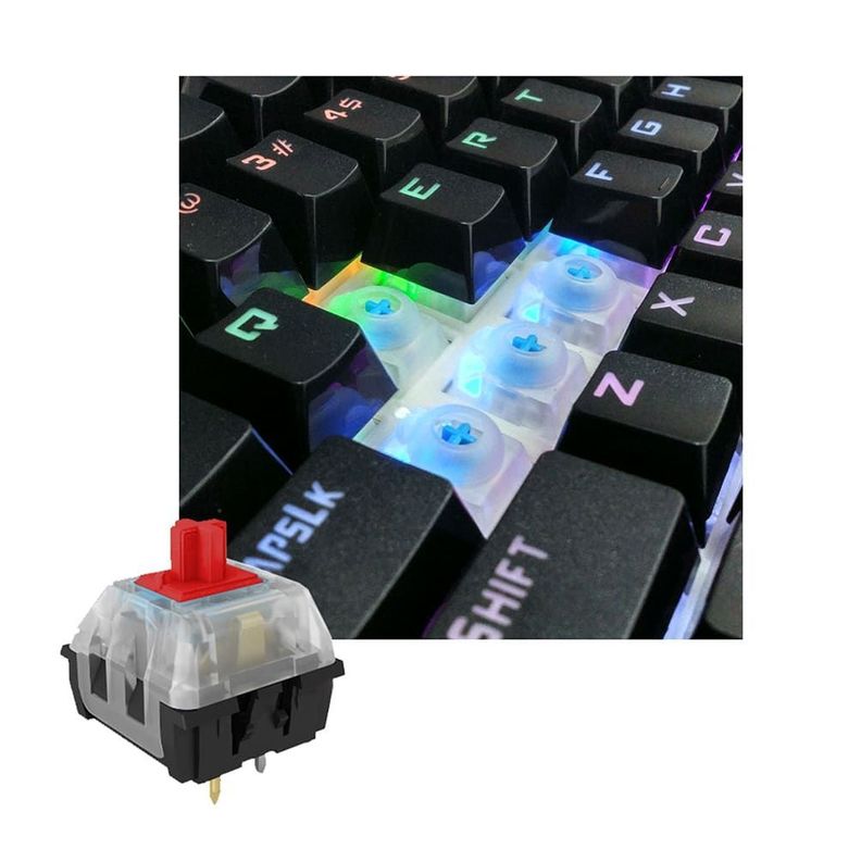 COMBO GAMER HP GM200 TECLADO MECANICO + MOUSE-3