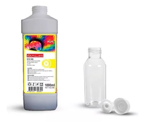 Tinta Amarillo 1 Litro con Botella GT53 para Hp ST 583