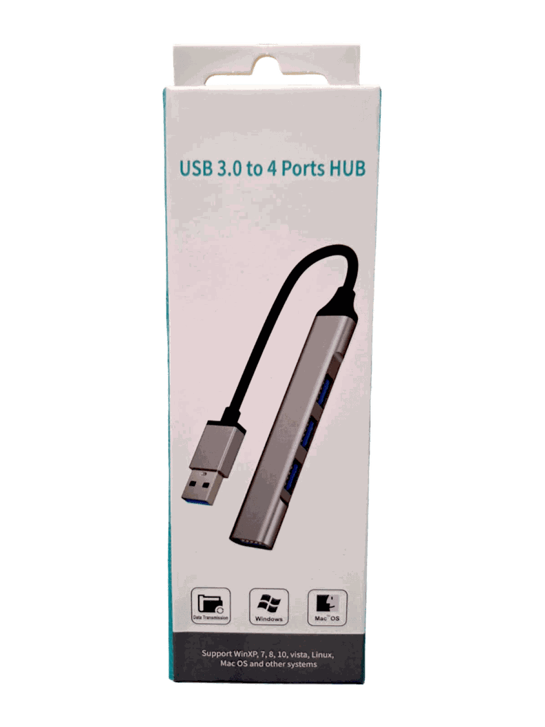 Adaptador Hub Usb 3.0 4 Puertos Ultra Slim Model 5701-2