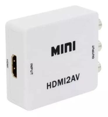 Adaptador Hdmi a AV Convertidor HDMI a 3 RCA HDMI2AV-0