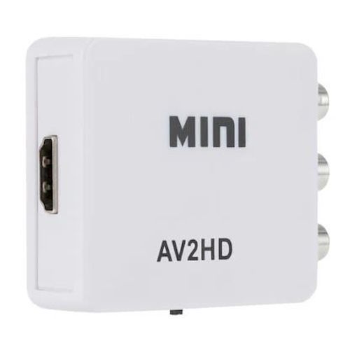 Adaptador AV a HDMI: Ideal para Xbox Clásica y Nintendo Wii